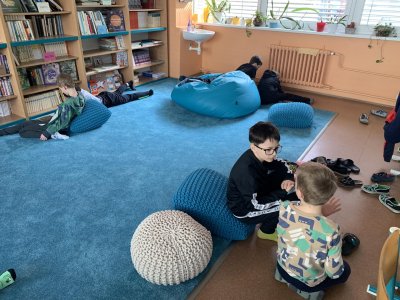 Spojená hodina AJ v knihovně