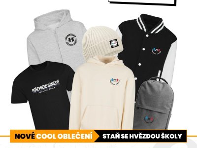 E-shop s unikátním školním merchem znovu spuštěn!