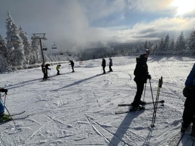 Fotky z lyžařského kurzu.