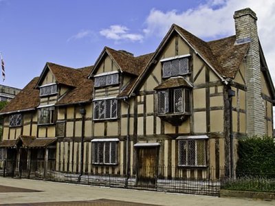 Shakespeare is believed to have been born in this house on Henley Street, Stratford