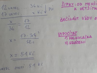 Matematika - plán od 8. do 11. 3.